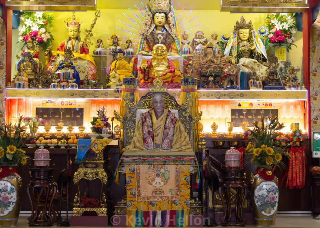 Tibetans in Tibet decorate their home and monastery altars with HHDL photo and made offerings in celebration of his 80th birthday