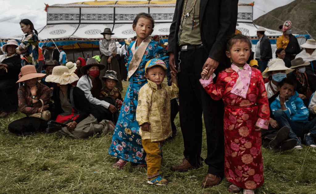 Tibetan nomads. (Photo: Kevin Frayer)