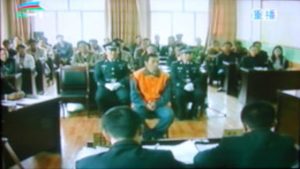 Tsultrim Gyatso at a court hearing