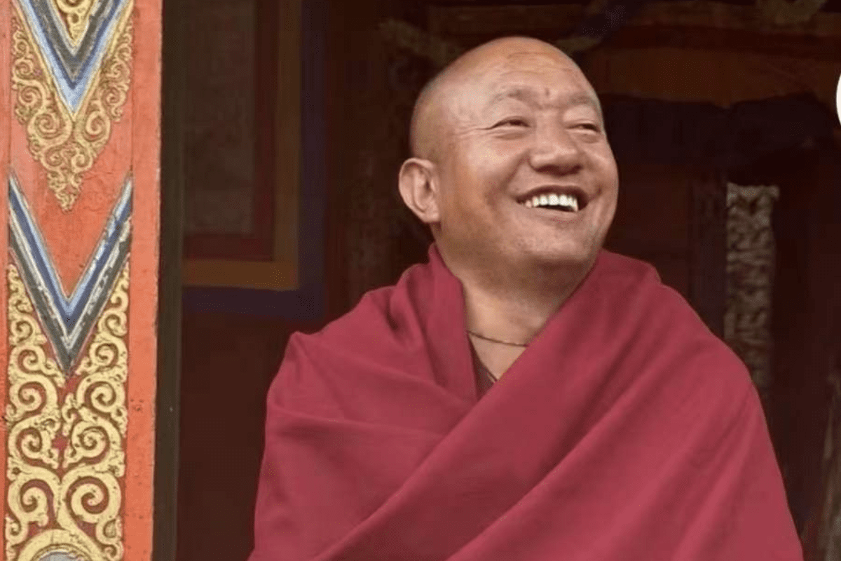 Gonpo Tsering, 45, head of Yena Monastery.