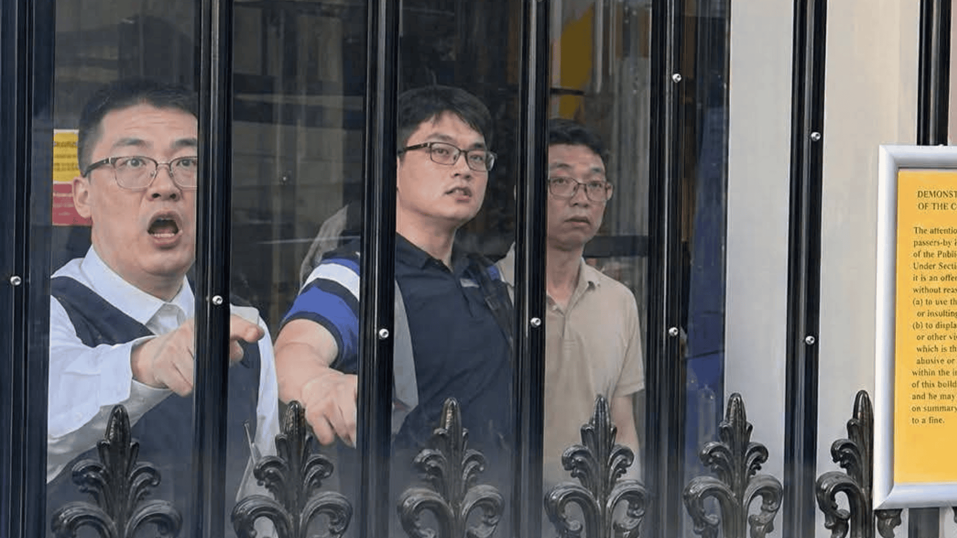 Embassy Staff threaten Tibetans